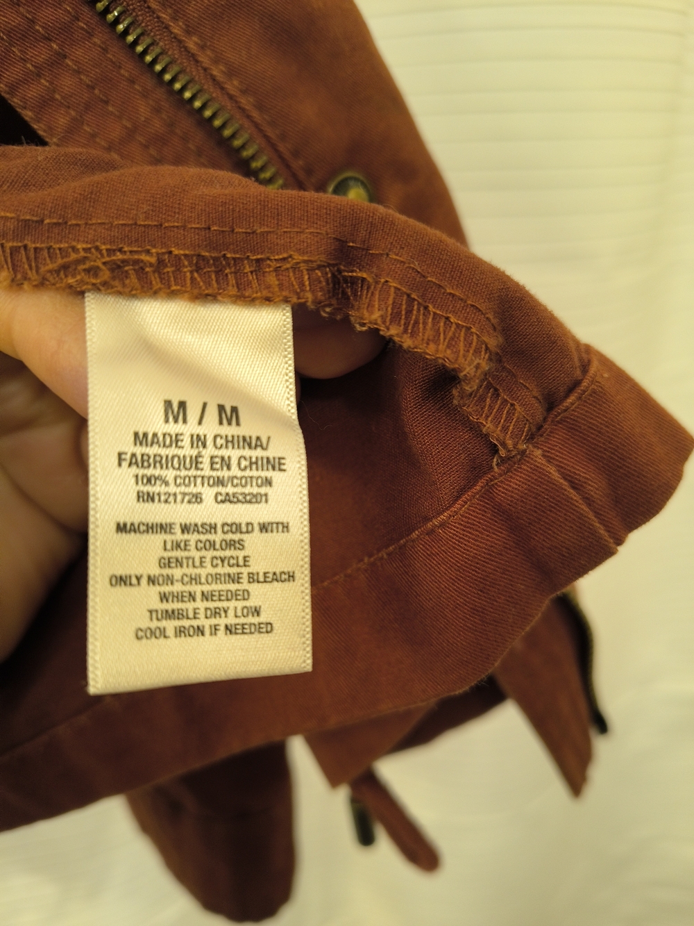 Aeropostale Women's Rust Utility Jacket - Picture 5 of 8